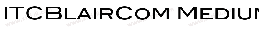 ITCBlairCom Medium字体转换